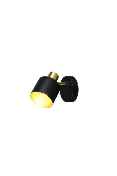 Trio 868870180 Eva E14 Strahler Schwarz-Gold