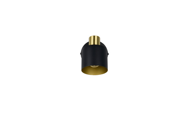 Trio 868870180 Eva E14 Strahler Schwarz-Gold