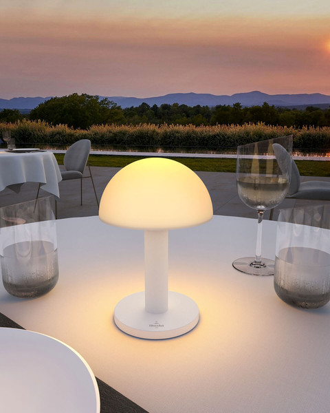 Villeroy & Boch BERGAMO Akku-Tischlampe Weiß 1,8W steuerbare Lichtfarbe 97070