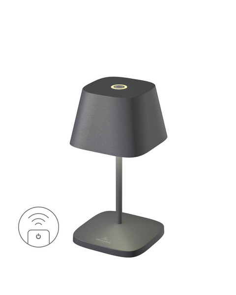 Villeroy & Boch NEAPEL RC Akku-Tischlampe Anthrazit 2,2W steuerbare Lichtfarbe IP65 97221
