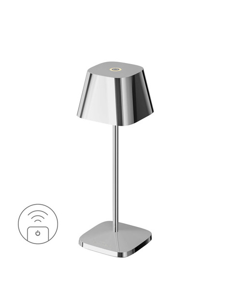 Villeroy & Boch NEAPEL MICRO RC Akku-Tischlampe Chrom 2,3W steuerbare Lichtfarbe IP65 97265