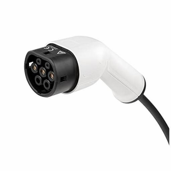 SOIXX Wandhalterung Typ 2  für EV Ladekabel, Weiß, seitlich rechts, passend für alle Typ 2 Stecker nach DIN EN 62196-1
