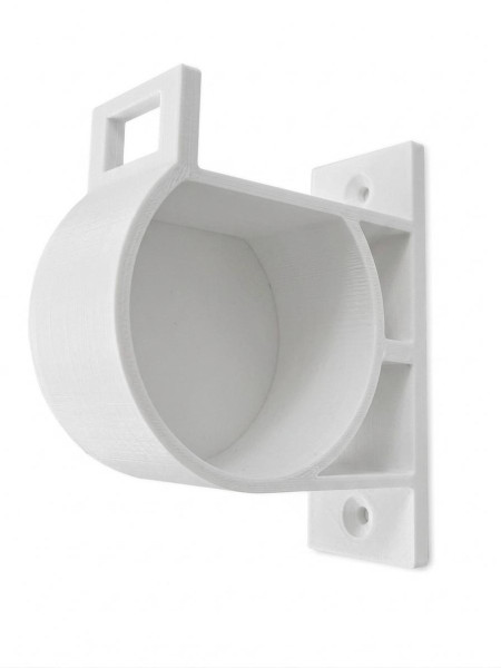 SOIXX Wandhalterung Typ 2  für EV Ladekabel, Weiß, seitlich rechts, passend für alle Typ 2 Stecker nach DIN EN 62196-1