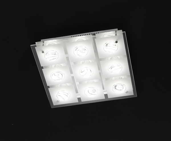 Wofi Tyra LED Deckenleuchte 9-fach 36W chrom