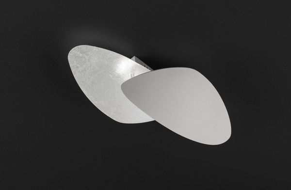 WOFI Deckenlampe Belana LED 12,5W Warmweiss Silberfarbig