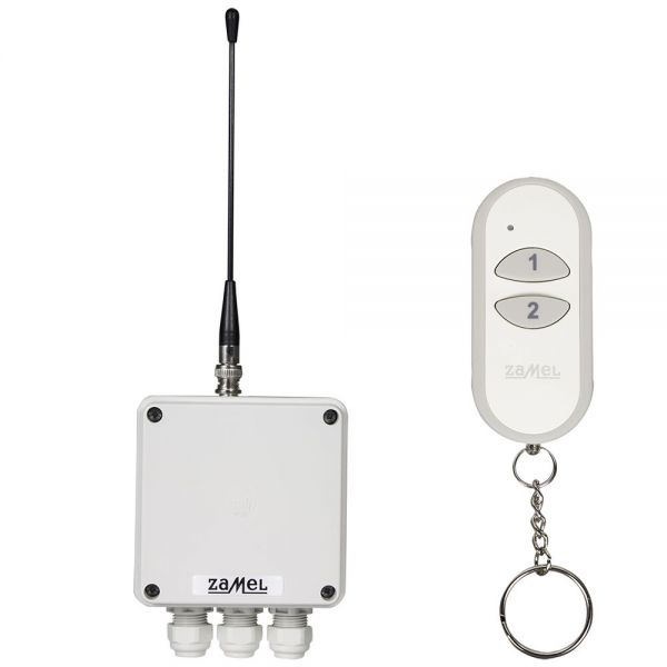 Zamel Wireless Steuerungsset 2-Kanal Fernsteuerung + 2-Kanal Funknetzschalter RWS-311D/Z