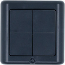 Shelly BLU Wall Switch 4 ZB, DK Format - Zigbee Wandschalter, Grau