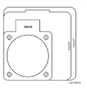 CEE Schutzkontakt Anbausteckdose 16A 250V IP54 PCE 105-0b
