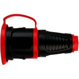 PCE Kupplung Schutzkontaktkupplung Vollgummi 250V mit Deckel IP54 2521-sr