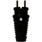 Stecker Schutzkontaktstecker Gummi IP44 PCE 0511-ss
