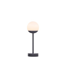 NewGarden NORAI SLIM 35 anthrazit LED Tischleuchte 3-Touch-Dimmer Akku Innen & Außen IP44