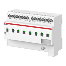ABB SA/S8.16.6.2 Schaltaktor, 8fach, 16 A, C-Last mit Energiefunktion, REG, Made in Germany