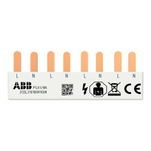 ABB PSX1/8N Phasenschiene FlexLine 1P+N, 8Pins, 4 TE, 10qmm L-N-L-..., Made in Germany