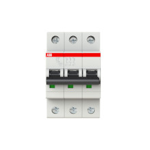 ABB S203-C2 Sicherungsautomat C-Char., 6 kA, 2 A, 3P, Made in Germany