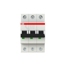 ABB S203-C6 Sicherungsautomat C-Char., 6 kA, 6 A, 3P, Made in Germany