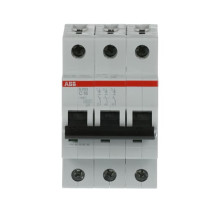 ABB S203-C16 Sicherungsautomat C-Char., 6 kA, 16 A, 3P, Made in Germany