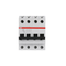 ABB S204-C50 Sicherungsautomat C-Char., 6 kA, 50 A, 4P, Made in Germany