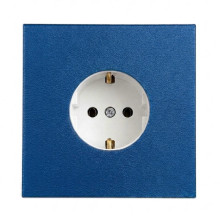 SOIXX Aufsteckrahmen für Steckdosen Schneider Electric Asfora Blau Modernes Design ohne Demontage
