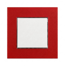 SOIXX Aufsteckrahmen für Lichtschalter Schneider Electric Asfora Rot Modernes Design ohne Demontage