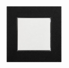 SOIXX Aufsteckrahmen für Lichtschalter Schneider Electric Asfora Schwarz Modernes Design ohne Demontage