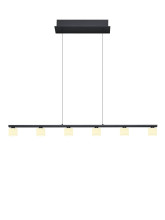 Hell Mila Pendelleuchte G9 2-fach Schwarz 20543/6-06