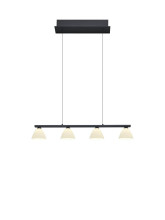 Hell Mona Pendelleuchte G9 5-fach Schwarz 20574/4-06