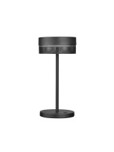 Hell Mesh LED Tischleuchte 3-fach Warmweiss Dimmbar 30cm USB IP54 Schwarz 50430/1-06