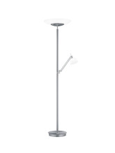 Hell Findus LED Stehleuchte 4-fach Warmweiss Dimmbar 182cm Nickel 60483/2-92