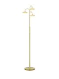 Hell Mala LED Stehleuchte 3-fach Warmweiss Dimmbar 150cm Messing 60506/3-01