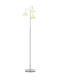 Hell Mona LED Stehleuchte Warmweiss Dimmbar 150cm Nickel 60513/3-92