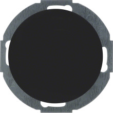Berker 10092035 Blindverschluss mit Zentralstück Serie R.Classic schwarz. glänzend