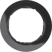 Berker 10112045 Rahmen 1fach Serie R.Classic schwarz. glänzend