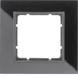Berker 10116616 Glasrahmen 1fach. B.7. Glas schwarz/anthrazit matt