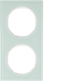 Berker 10122209 Rahmen 2fach R.3 Glas. polarweiß