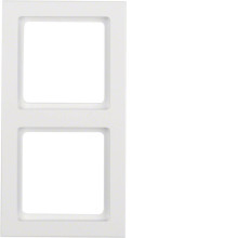 Berker 10126099 Rahmen 2fach Q.3 polarweiß. samt
