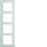 Berker 10146909 Glasrahmen 4fach B.7 polarweiß