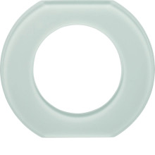 Berker 109309 Glasmittelrahmen 1fach Serie Glas polarweiß