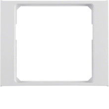 Berker 11087109 Adapterring für Zentralstück 50 x 50 mm K.1 polarweiß. glänzend