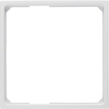 Berker 11091919 Adapterring für Zentralstück 50 x 50 mm S.1/B.3/B.7 polarweiß. matt