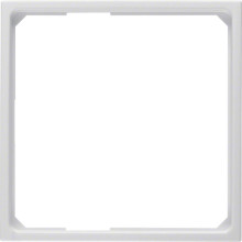 Berker 11099089 Adapterring für Zentralstück 50 x 50 mm S.1/B.3/B.7 polarweiß. glänzend