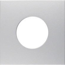 Berker 11241404 Zentralstück für Drucktaster und Lichtsignal E10 B.7 alu. matt