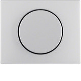 Berker 11357003 Zentralstück mit Regulierknopf für Drehdimmer K.5 Alu