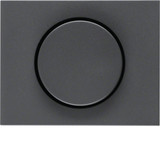 Berker 11357006 Zentralstück mit Regulierknopf für Drehdimmer K.1 anthrazit. matt