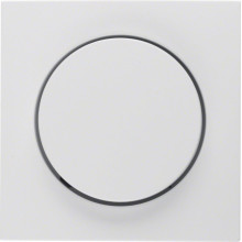 Berker 11371909 Zentralstück mit Regulierknopf für Drehdimmer S.1/B.3/B.7 polarweiß. matt