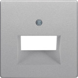 Berker 14096084 Zentralstück für UAE Steckdose 2fach Q.x alu samt. lackiert