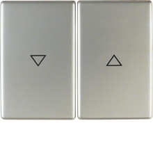Berker 14357104 Wippe 2fach mit Aufdruck Symbol Pfeil K.5 Edelstahl Rostfrei