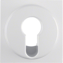 Berker 15078989 Zentralstück für Schlüsselschalter/-taster S.1/B.3/B.7 polarweiß. glänzend