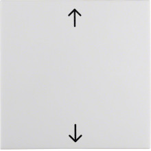 Berker 16208919 Wippe mit Aufdruck Symbol Pfeile S.1/B.3/B.7 polarweiß. glänzend