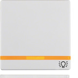 Berker 16216079 Wippe mit 2 beiliegenden Linsen und Aufdruck Symbol Licht Q.x polarweiß. samt