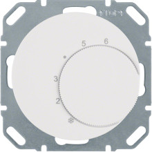 Berker 20262089 Temperaturregler mit Wechsler und Zentralstück R.1/R.3 polarweiß. glänzend